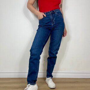 American Eagle Stretch Highrise Skinny Blue Jean Long